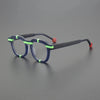 Amon Retro Rectangle Glasses Frame