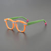 Amon Retro Rectangle Glasses Frame