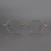 Monroe Titanium Round Glasses Frame