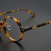 Falkor Hand Craft Retro Tortoise Round Glasses Frame