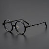 Falkor Hand Craft Retro Tortoise Round Glasses Frame