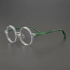 Falkor Hand Craft Retro Tortoise Round Glasses Frame