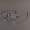 Odam Retro Round Titanium Glasses Frame