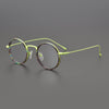 Parson Round Acetate Titanium Glasses Frame