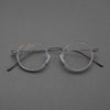 Parson Round Acetate Titanium Glasses Frame