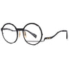 Perry Irregular High-End Retro Round Glasses Frame