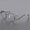 Perry Irregular High-End Retro Round Glasses Frame