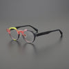 Pirro Acetate Round Retro Glasses Frame