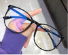 Women Oversized Eyeglasses Anti Blue Light Glasses