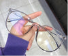 Women Oversized Eyeglasses Anti Blue Light Glasses