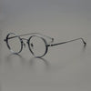 Salan Vintage Round Titanium Eyeglasses Frame