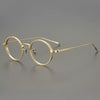 Salan Vintage Round Titanium Eyeglasses Frame