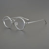 Salan Vintage Round Titanium Eyeglasses Frame