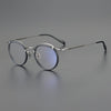 Salaam Handmade Titanium Round Glasses Frame