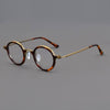 Saxon Titanium Round Glasses Frame