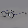 Saxon Titanium Round Glasses Frame