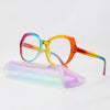 Southood Rainbow Glasses Frame With Free Rainbow Case