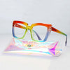 Southood Rainbow Glasses Frame With Free Rainbow Case