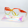 Southood Rainbow Glasses Frame With Free Rainbow Case