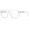 Spencer Irregular Hinged Leg Large Glasses Frame