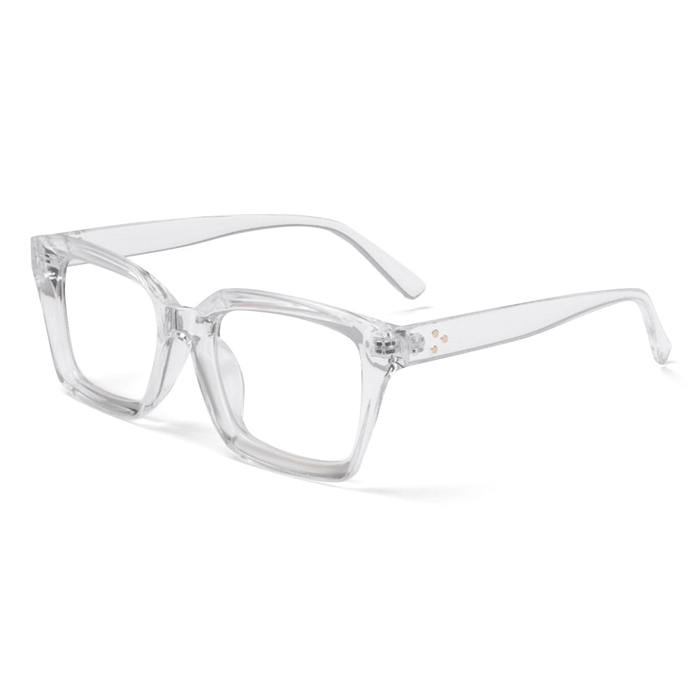 1pc Leopard Print Square Frame Anti-blue Light Women's Glasses For