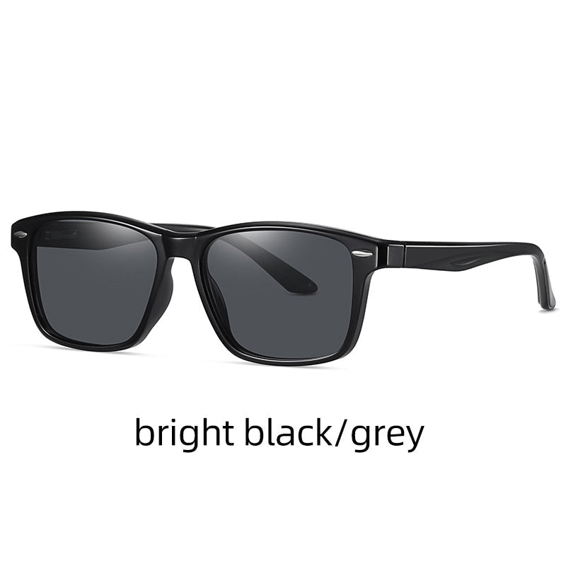 Brand Classic Square Polarized Sunglasses Men's Women Driving Male