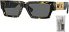 Versace VE4459 Rectangle Sunglasses for Men for Women + BUNDLE With Designer iWear Complimentary Eyewear Kit