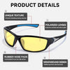 SIPHEW Night Driving Glasses, Sports Polarized Yellow Night Vision Glasses for Men Women, Reduce Glare and Enhance Vision