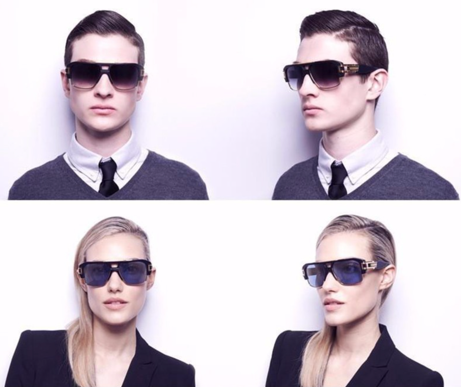 Classic Luxury Men Sunglasses Glamour Fashion Brand Mirrored Retro