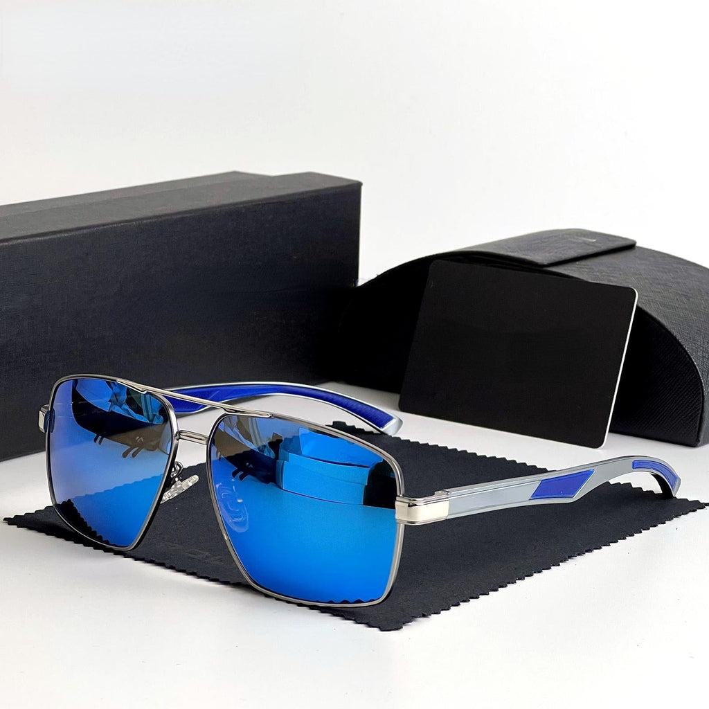Luxury Brand POLICE Fashion Polarized Retro Sunglasses Men Brand