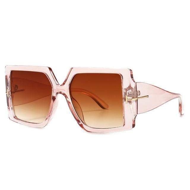 Oversized Luxury Sunglasses Women 2023trendy Leopard Sun Glasses Vintage  Square Hollowed Out Design Sunglasses for Female