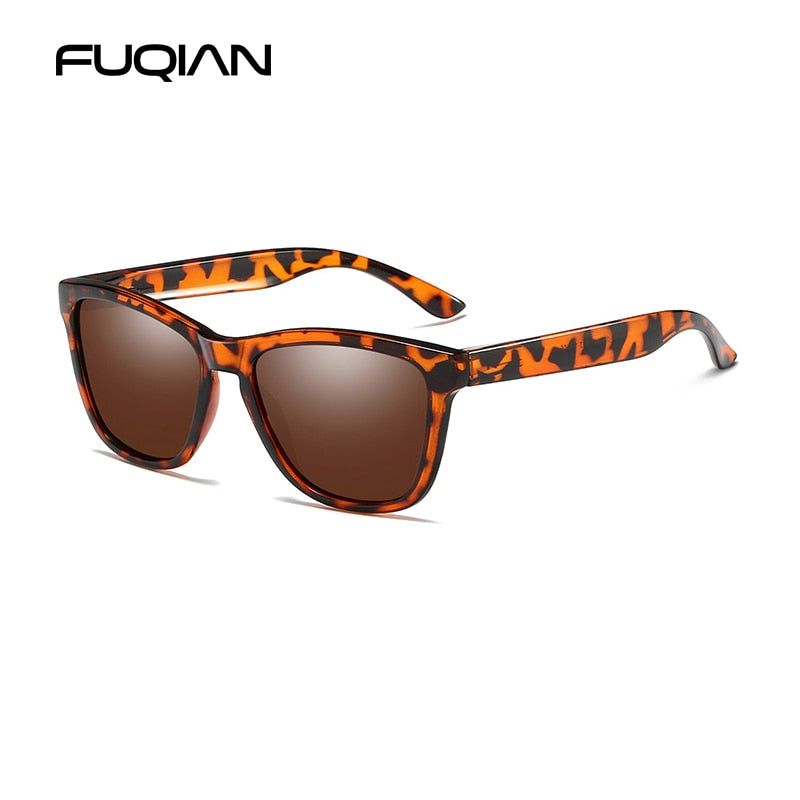 FUQIAN Classic Square Polarized Sunglasses Men Women Fashion Driving –  Jollynova
