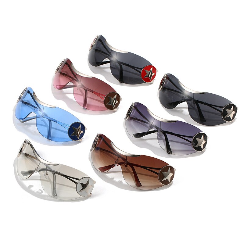 Luxury Y2K Sunglasses , Women's Rimless Glasses New Fashion 2023