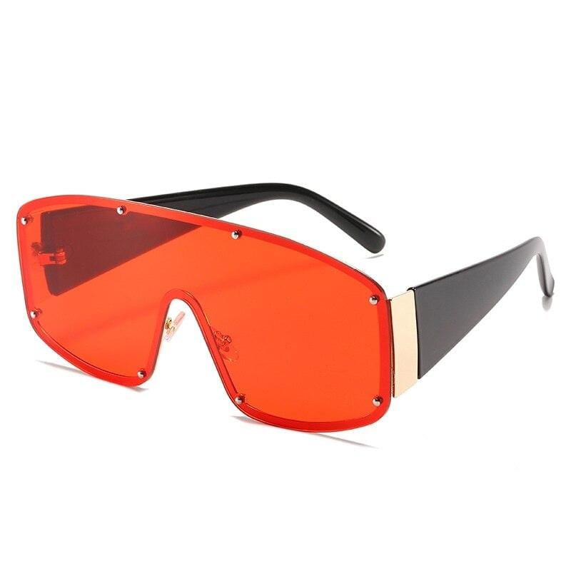 Fashion Oversized One Piece Shield Sunglasses Mens Women Outdoor Shades  Glasses 
