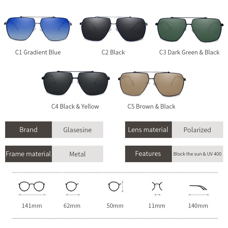 Most Expensive Sunglasses Menmen's Polarized Sunglasses Uv400 - Luxury  Square Mirrored Lens