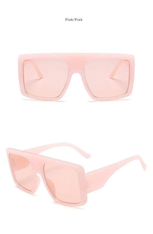周2021 New Fashion One Piece Shield Sunglasses For Women Vintage