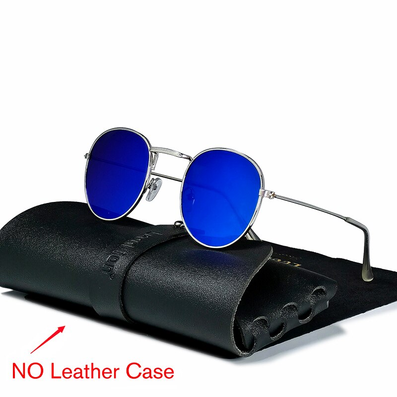 LeonLion 2023 Round Retro Sunglasses Men Round Vintage Glasses for