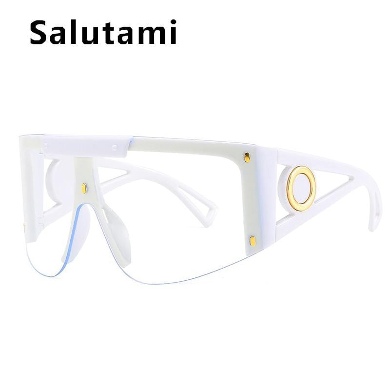 Luxury Square Man Sunglasses Fashion Classic Brand Designer Retro Sun  Glasses Woman One Piece Oversized Gradient Oculos De Sol Raoliang