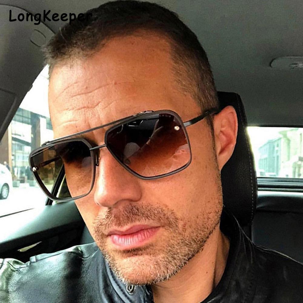  Polarized Sunglasses Faded Men's Premium Classic Square Aviator  Fashion Shades Top G 100% UV Protection : Clothing, Shoes & Jewelry