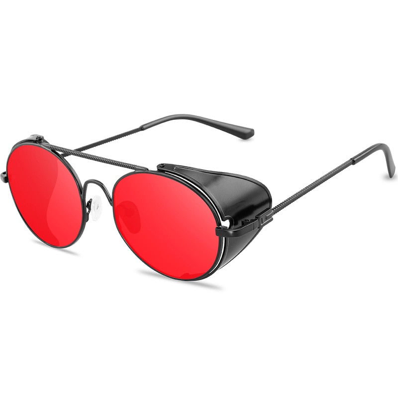 Men's Retro Polarized Sunglasses Unbreakable Frame Sunglasses For Cyling  Fishing Driving - Silver Frame Red Lens - CI18DYHAQA2