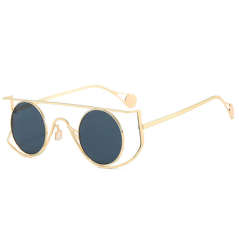 Fashion Oversized Women Sunglasses Luxury Brand Men V-Shape Sun Glasses  Pilot Retro One-Piece Goggles Shades Eyewear UV400