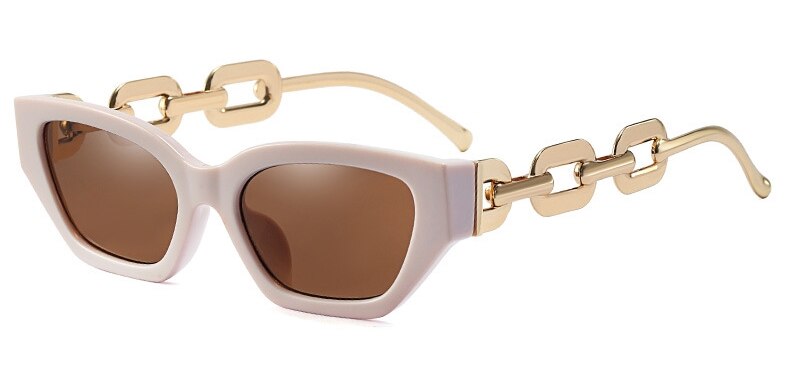 Louis Vuitton My LV Chain Pilot Sunglasses Gradient Brown Metal. Size E