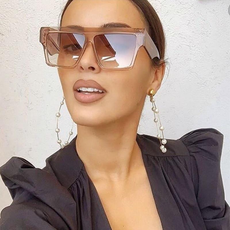 Fashion Square Oversized Glasses Frames Women Luxury Brand Designer Gl –  Jollynova