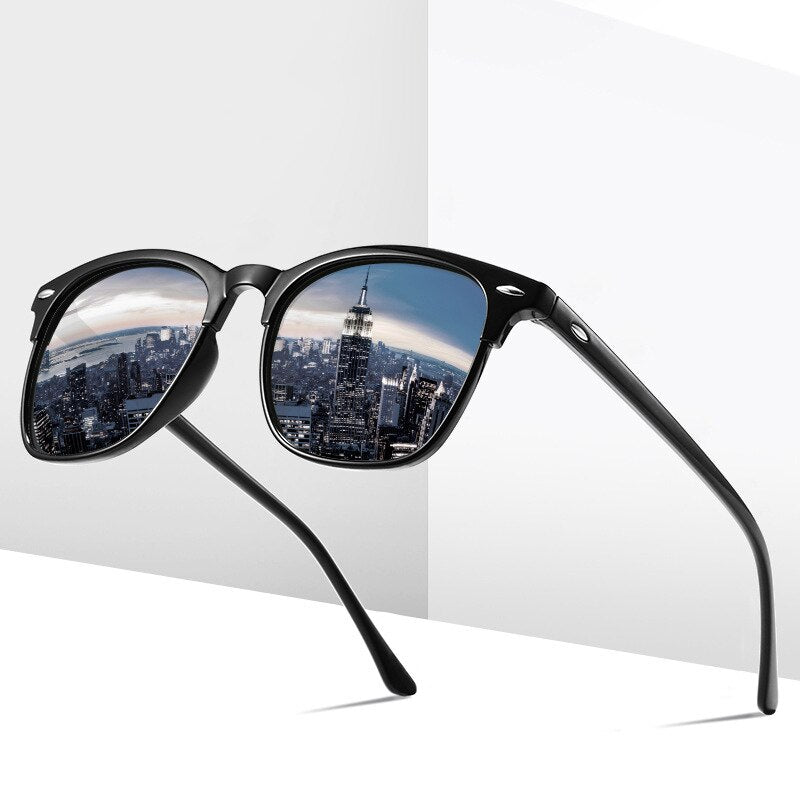 Wayfarer Polarized Sunglasses Men Women Square Style -FunkyTradition