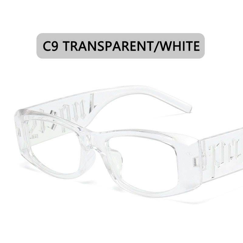Transparent Eyewear Sunglasses  Square Small Frame Sunglasses
