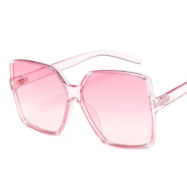 Oversize gradient store merk designer sunglasses