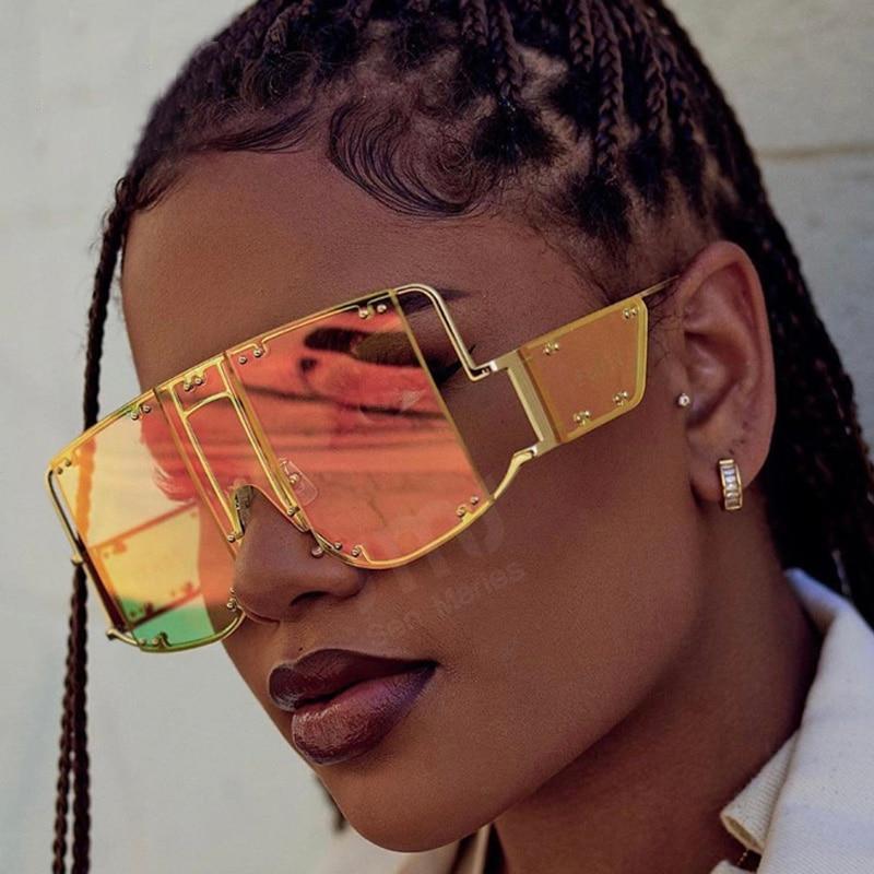 Fashion Square Sunglasses Women Mirror – Jollynova
