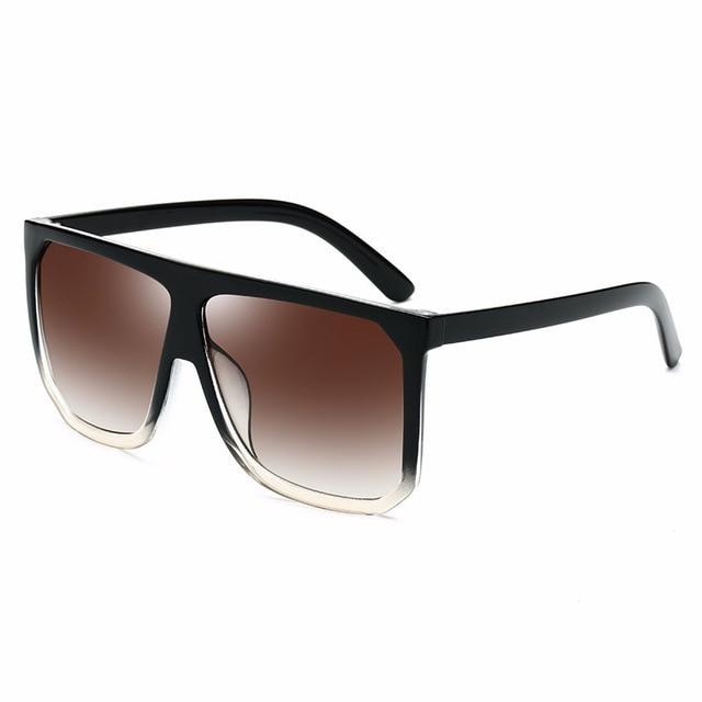 Crystal Oversized Women Square Sunglasses Trending Men Shades UV400 –  Jollynova